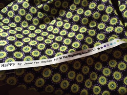 Happy fabric by Jennifer Heyden